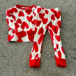 Carters heart pajamas